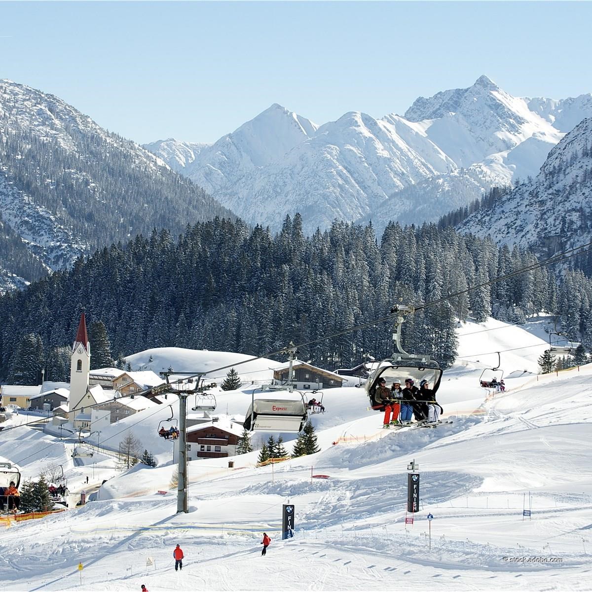 Skigebiet Warth im Arlberg 