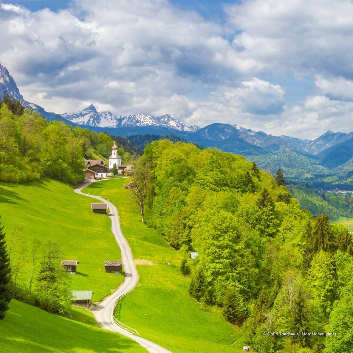 Landschaft rund um Garmisch-Partenkirchen 