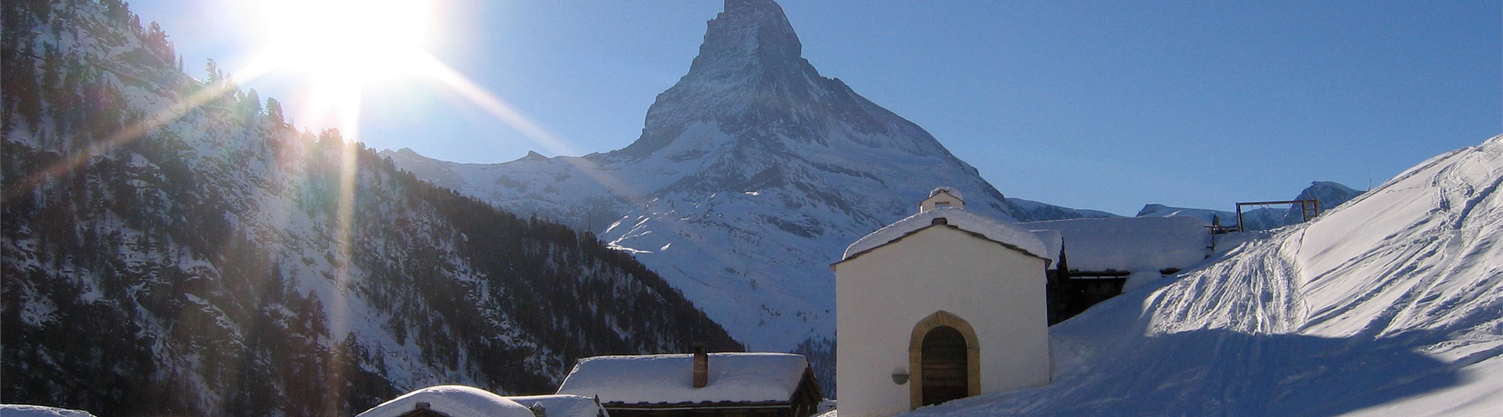 Matterhornblick in Findeln bei Zermatt