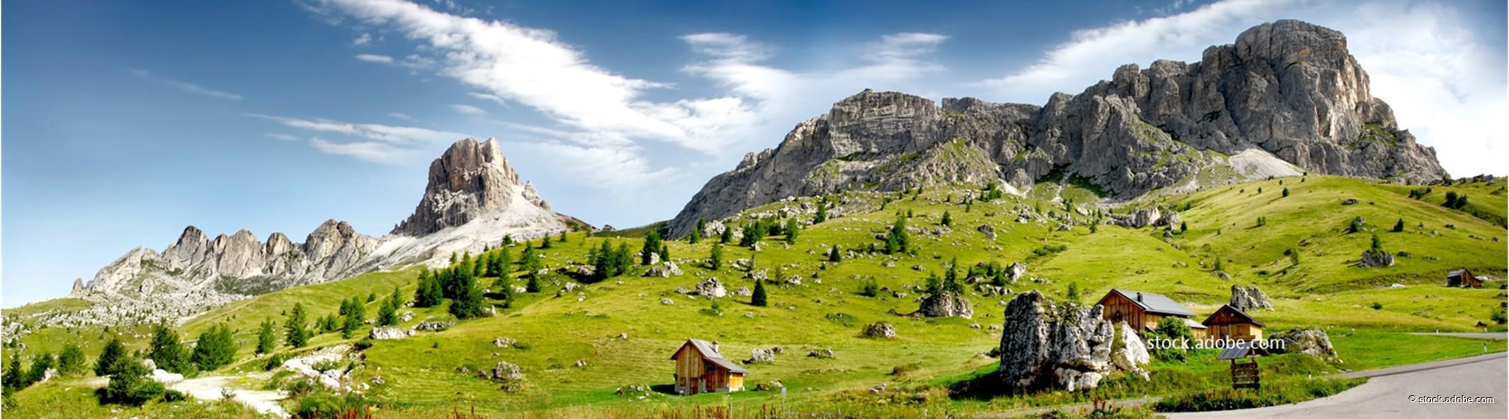 Einzigartige Bergwelt der Dolomiten
