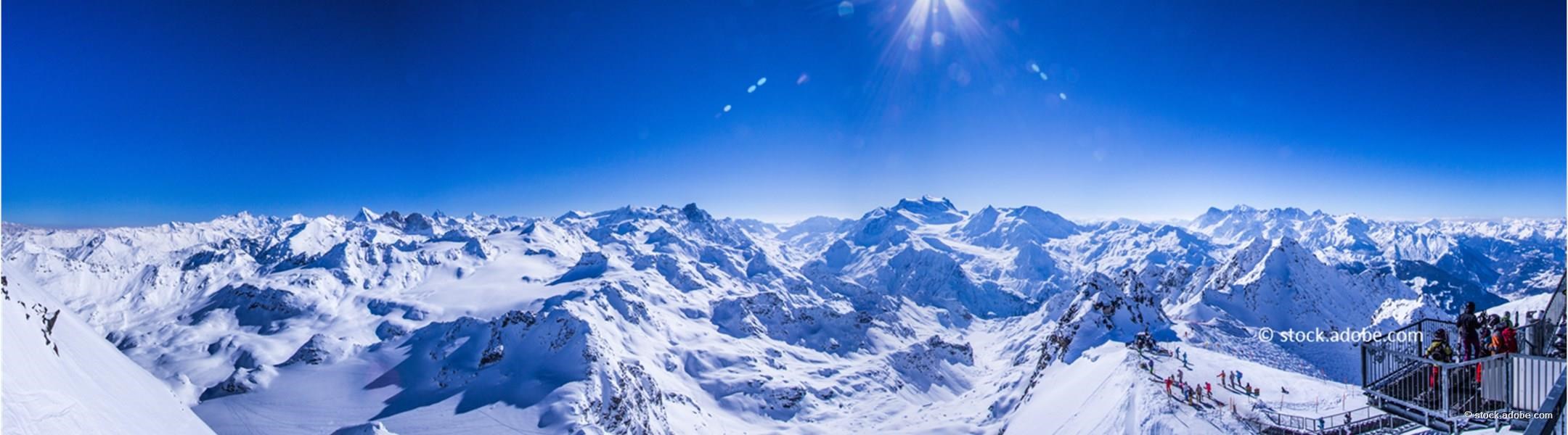Ausblick Montfort mit Mont Blanc 