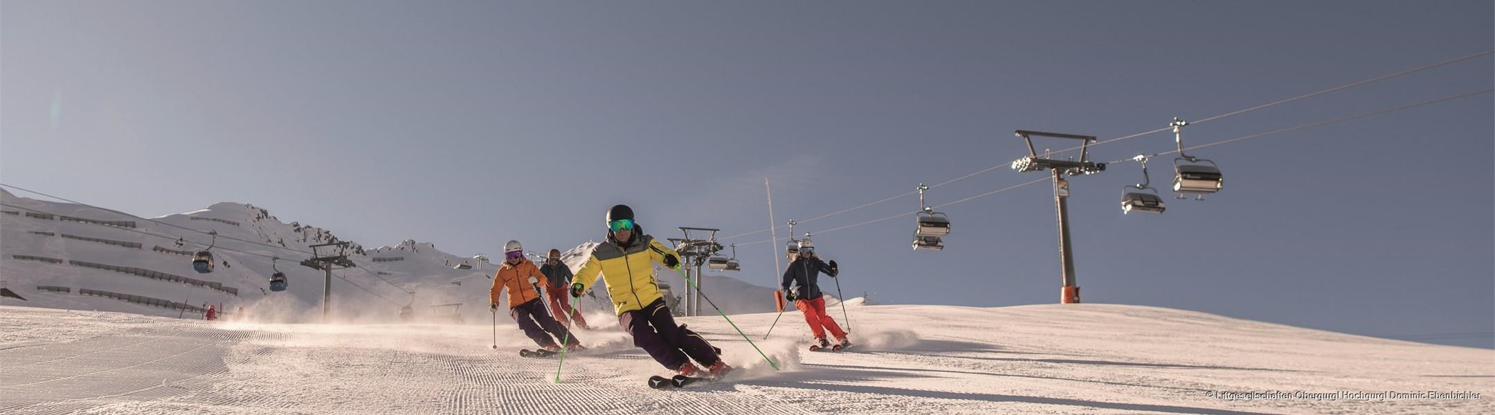 Skifahrer Obergurgl 