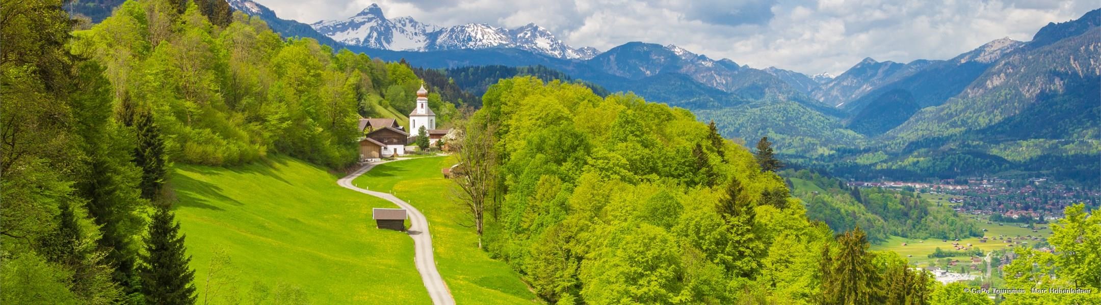 Landschaft rund um Garmisch-Partenkirchen 