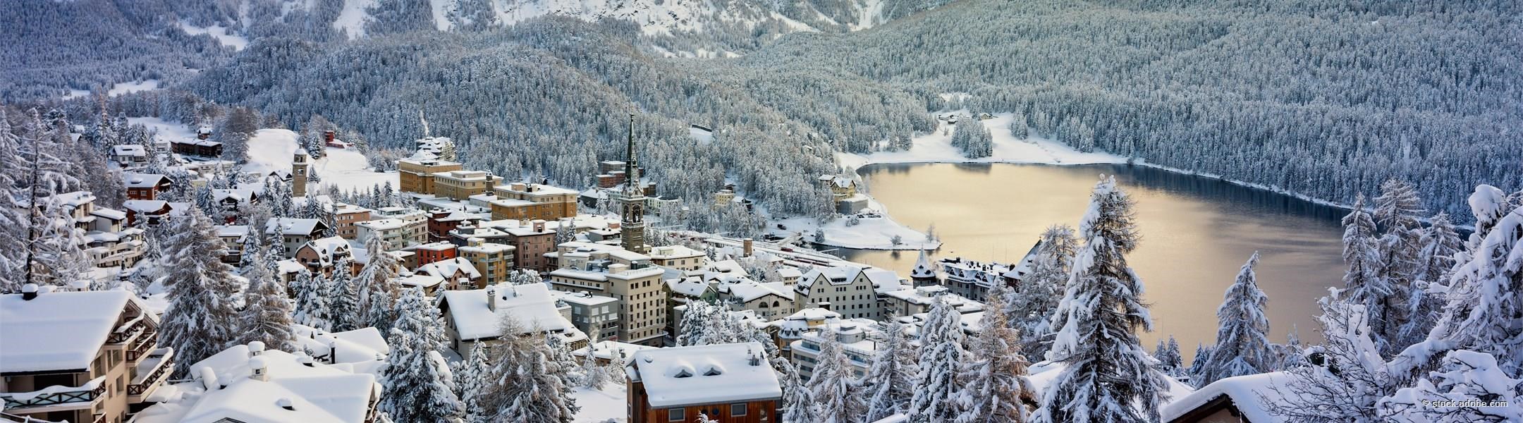 verschneites St. Moritz