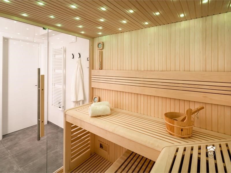 private Sauna im Chalet