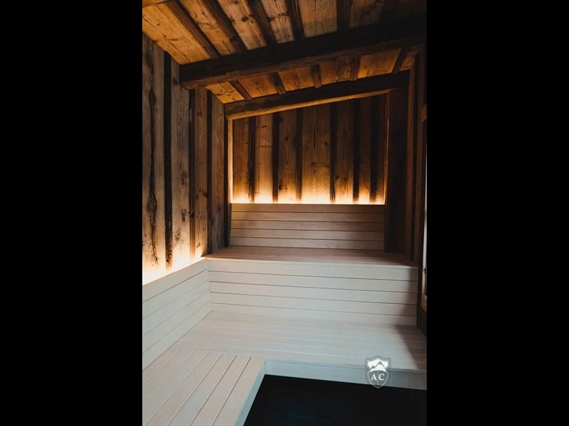 Innenbereich der Sauna