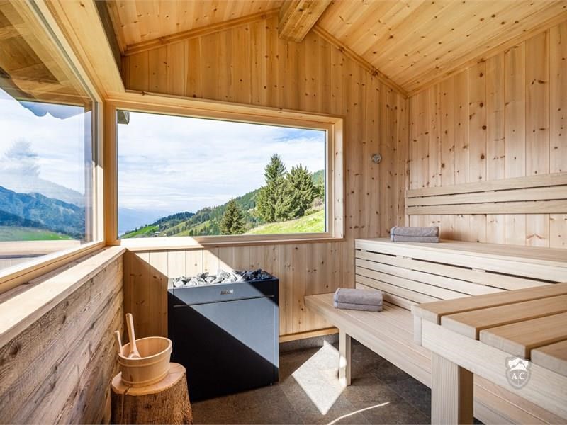 Sauna mit Panoramablick ©Christian Fischbacher 