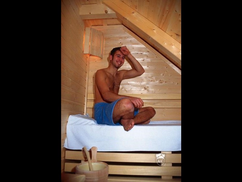 Entspannen in der Sauna