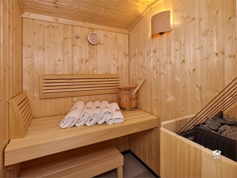 Sauna der Apartments