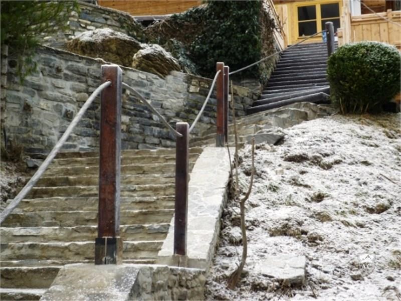 Treppenaufgang zum Chalet