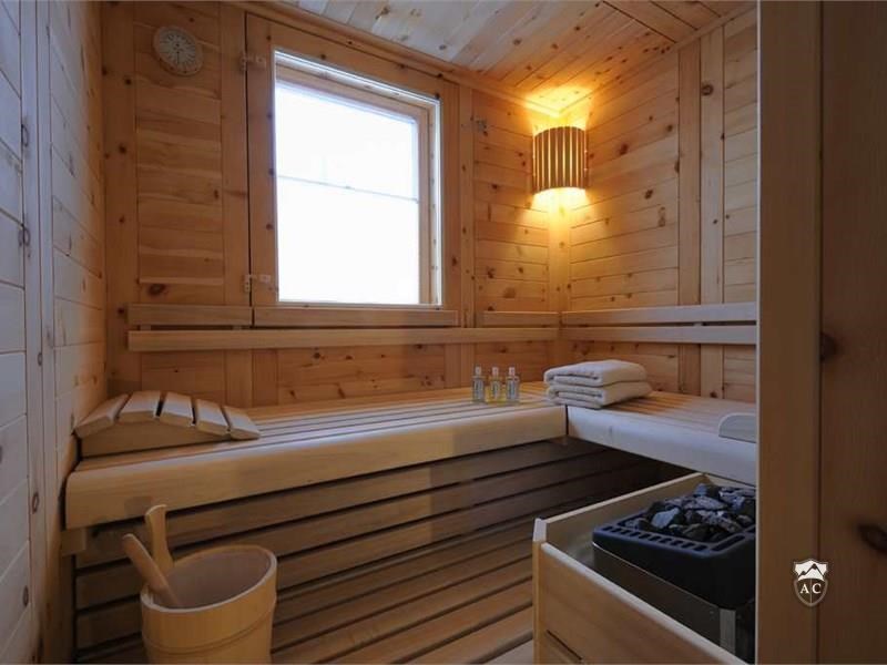 Sauna in der Lodge