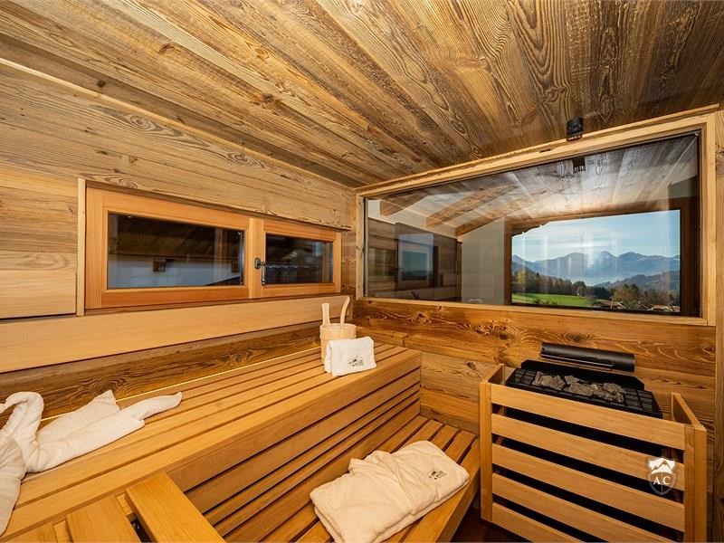 Sauna und Panoramafenster