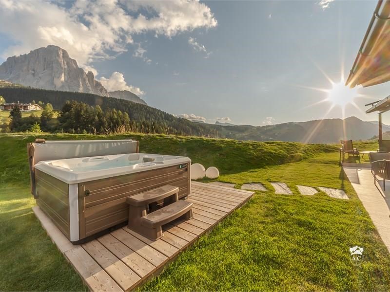 Privater Whirlpool am Chalet