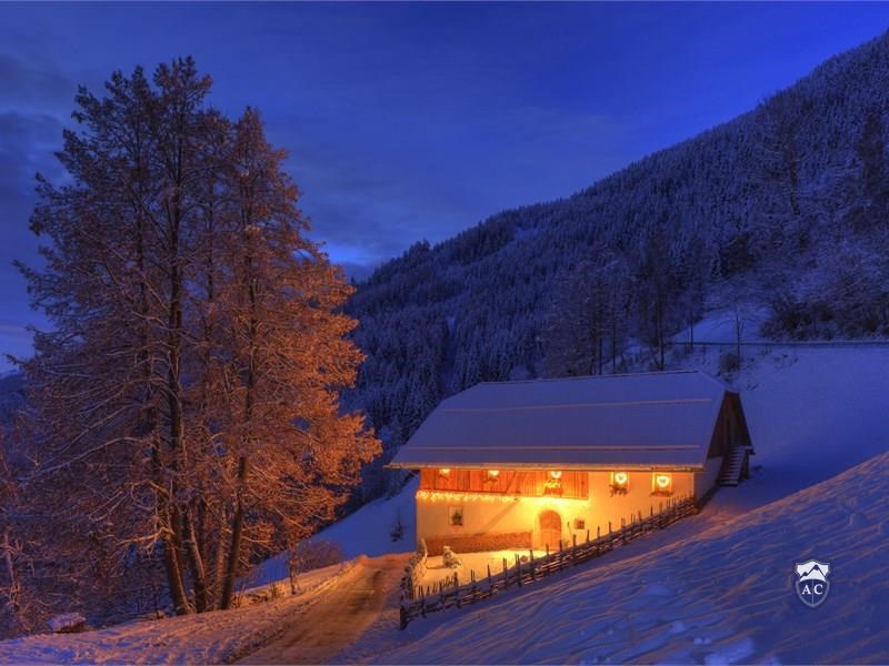 Mountain Lodge im Winter