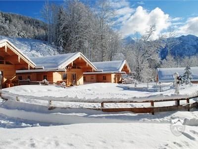 Ferienchalets Inzell im Chiemgau im Winter