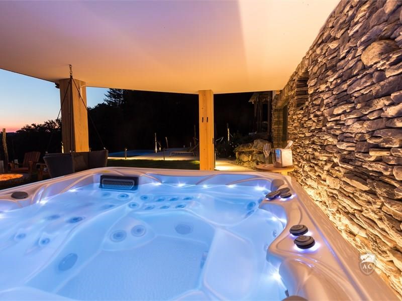 Privater Whirlpool im Chalet