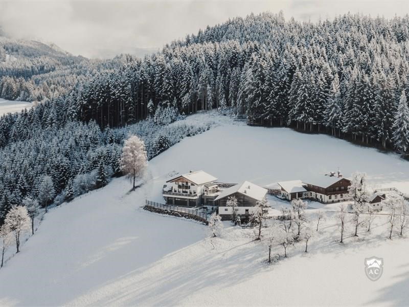 Blick Auf Die Chaletsuite Im Winter