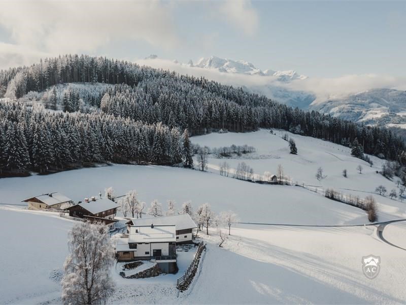 Lage Der Chaletsuite Im Winter