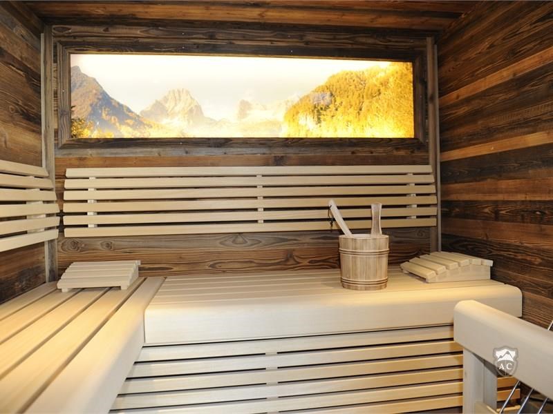 Sauna mit Panoramabergblick