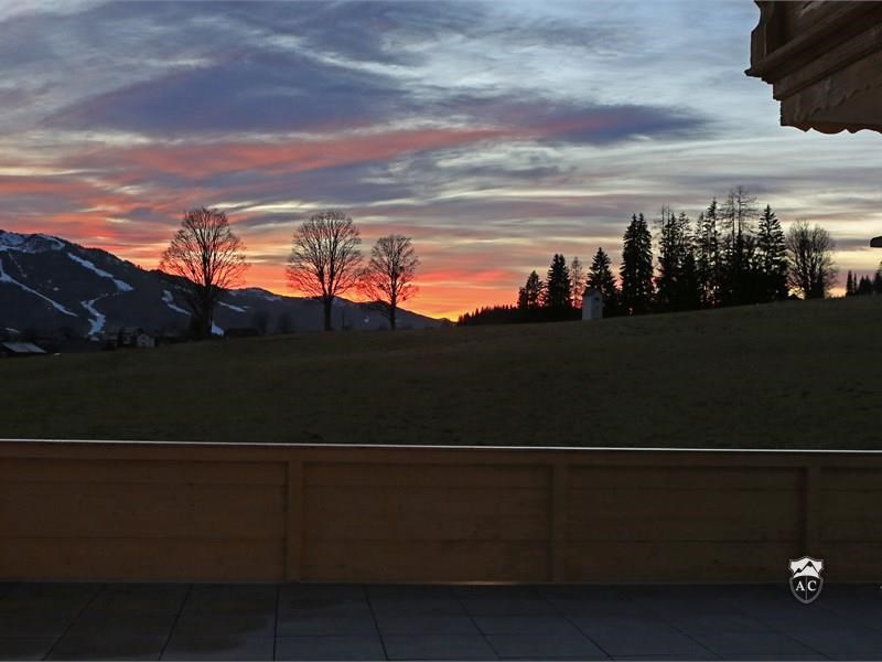 Sonnenuntergang am Dachstein