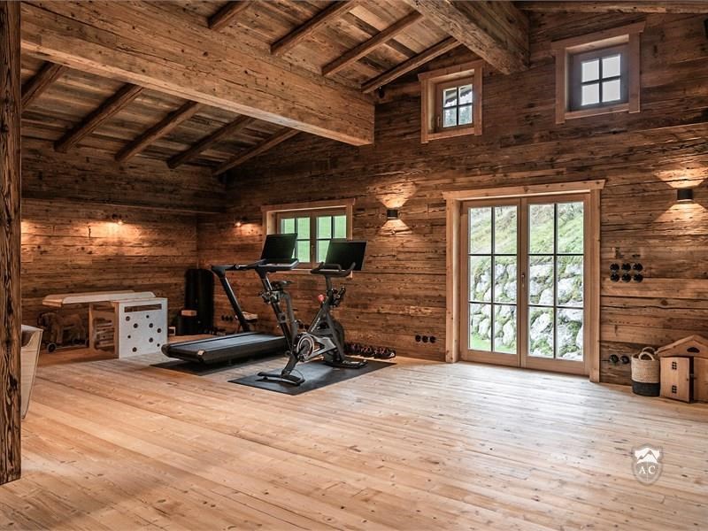 Privater Gym-Bereich