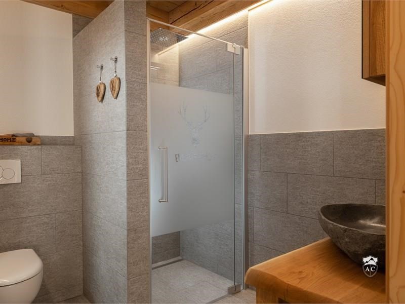 Badezimmer mit Dusche Apartment