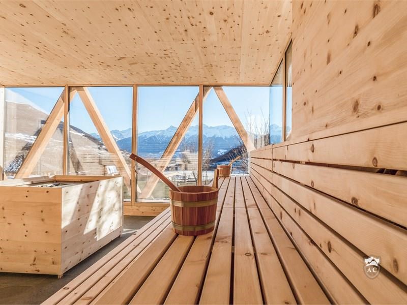 Finnische Sauna mit Panoramablick